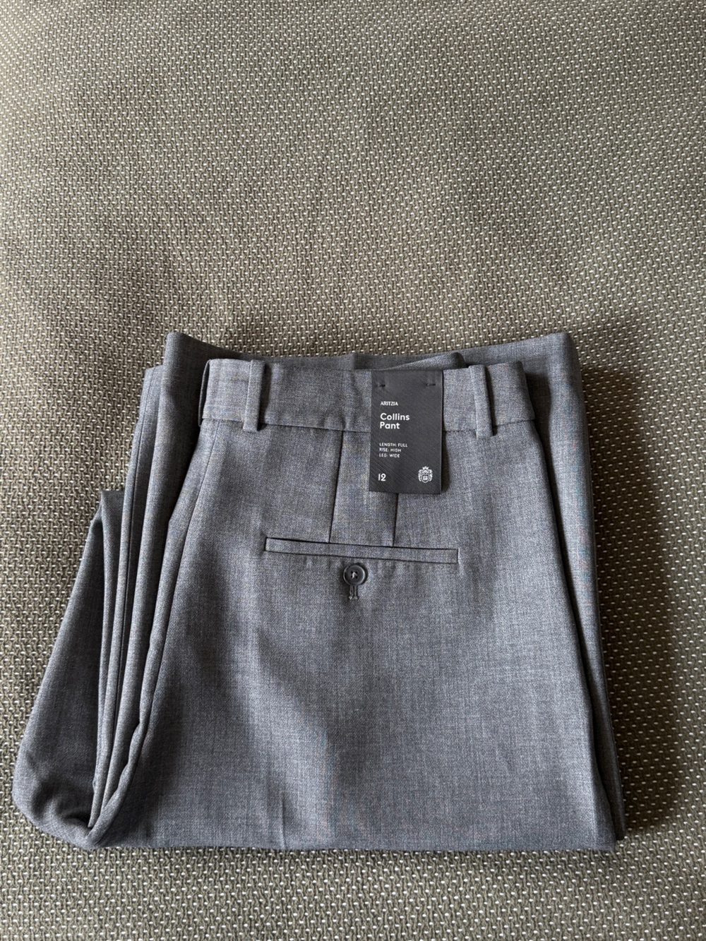 Aritzia Collins Pants in Charcoal Gray